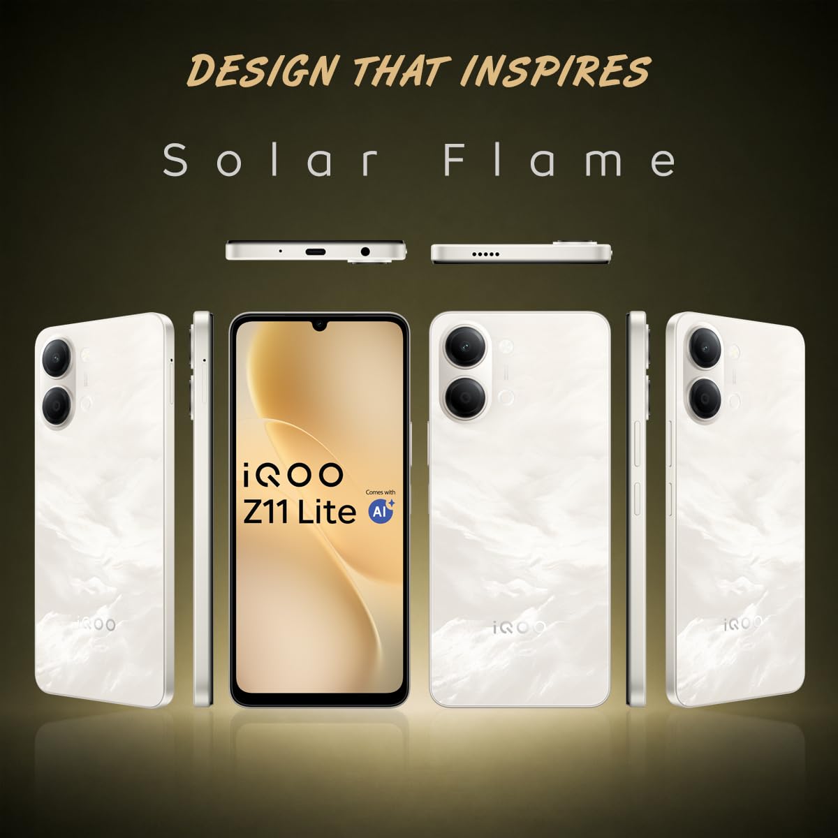 iQOO Z11 Lite 44W 5G (Solar Flame, 6GB RAM, 256GB Storage) | 6500mAh Battery, 44W Fast Charging, Dimensity 6300, OriginOS 6.0 iQOO Z11 Lite 44W 5G (Solar Flame, 6GB RAM, 256GB Storage) | 6500mAh Battery, 44W Fast Charging, Dimensity 6300, OriginOS 6.0 - Image 2