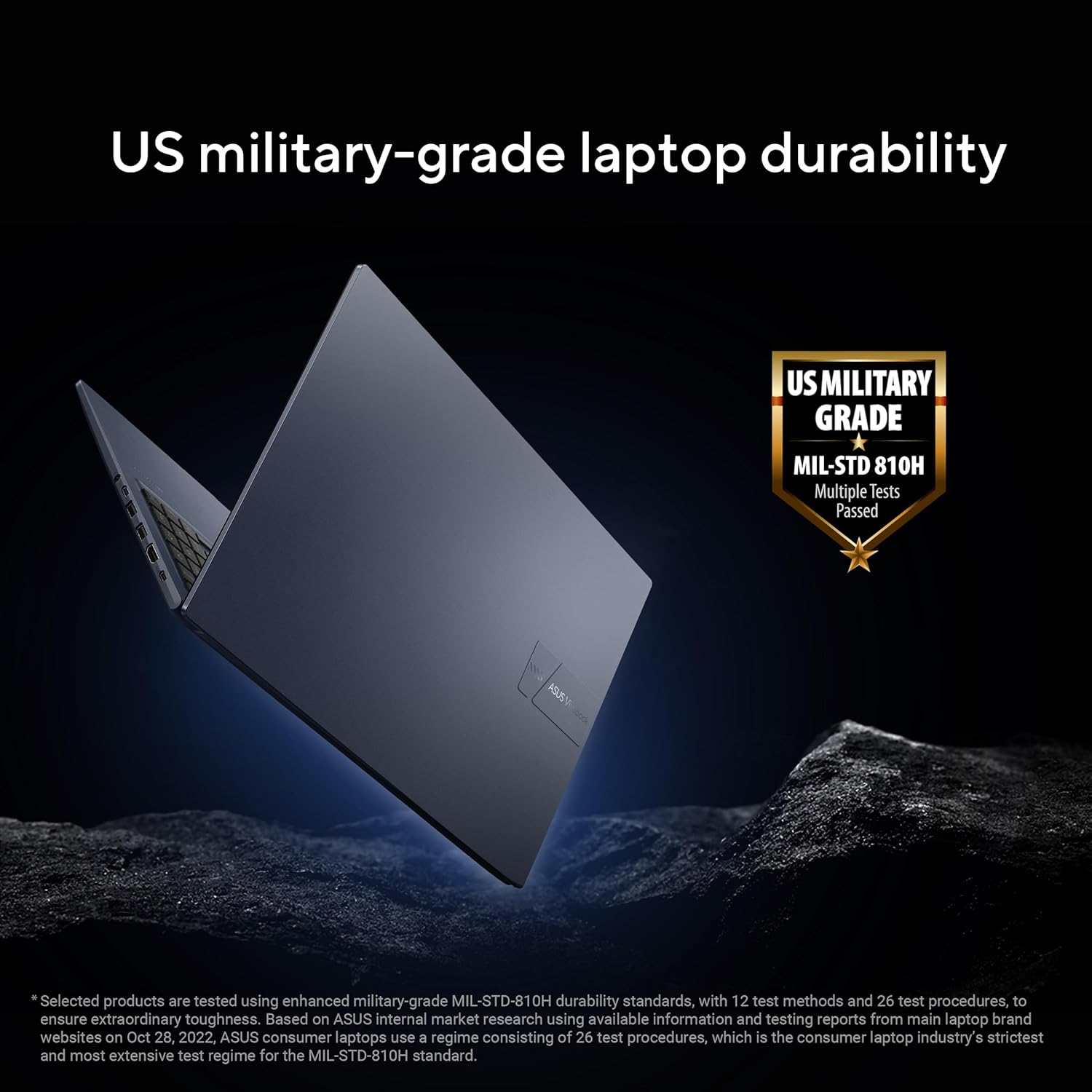 ASUS Vivobook 15 (2026),AMD Ryzen 7 170,Fingerprint Sensor,16GB RAM,512GB SSD,FHD, 15.6",(39.6 cm), Windows 11, M365 Basic(1 Year)* Office 2024,Quiet Blue,1.70 kg, M1502NAQ-BQ120WS,Thin & Light Laptop - Image 12