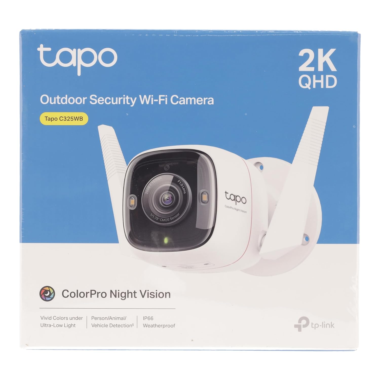 Tapo Tp-Link C325Wb 2K Qhd Outdoor Security Wi-Fi Camera,Ip66 Weatherproof,Motion Detection,1/1.79''Large Sensor,4Mp,Color Pro Night Vision,Cloud&Sd Card Storage,Works with Alexa&Google Home - Image 2