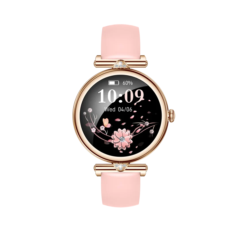 URBAN BELLA Pink AMOLED Smartwatch for Women, Silicone Strap, Always-On Display, Health Tracking, 100+ Sports Modes, 15-Day Battery - Image 2