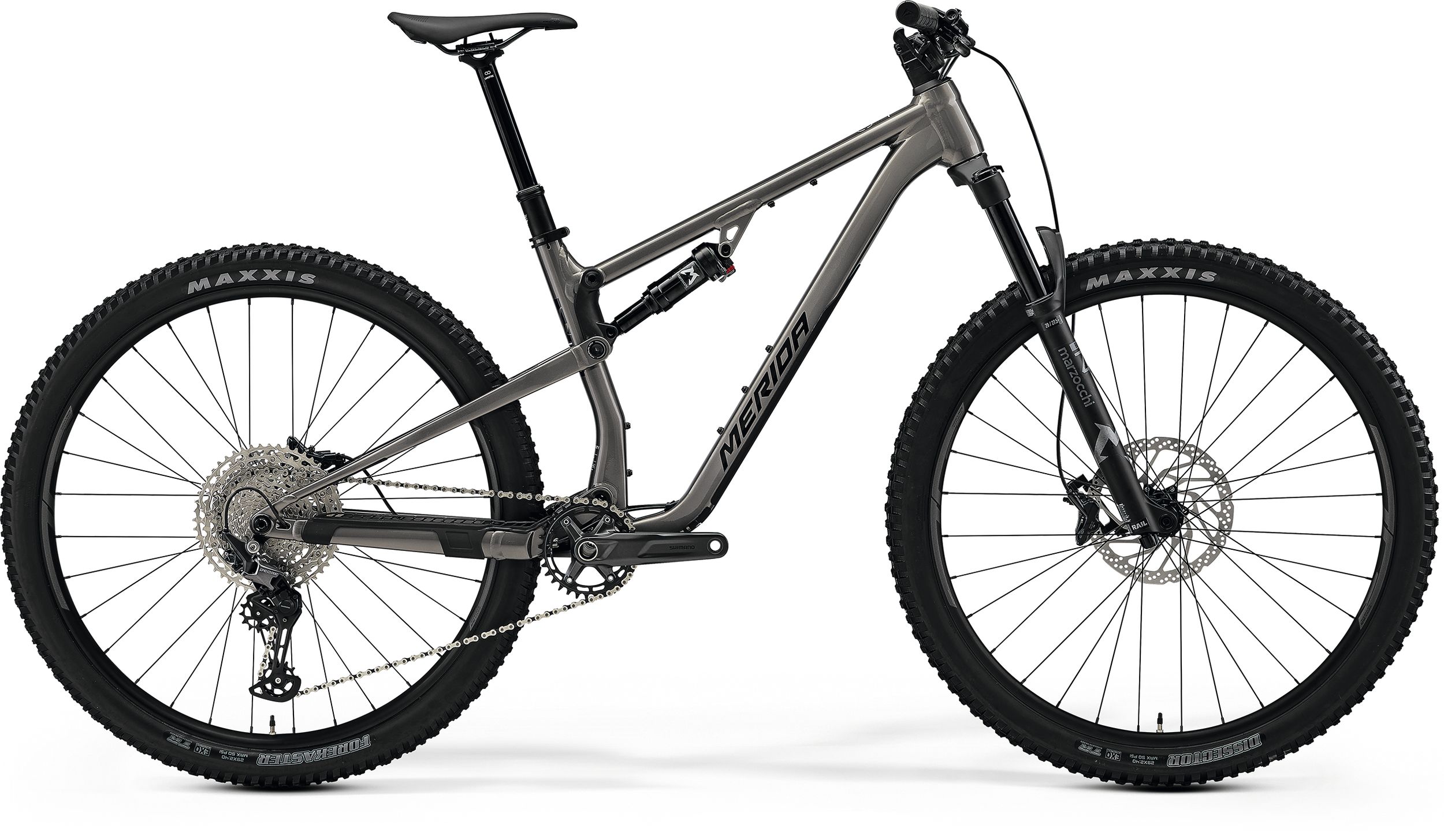 MERIDA BICYCLE ONE-TWENTY 600 MY26-XSHORT-WARM SLATE GREY(BLACK) - Image 1