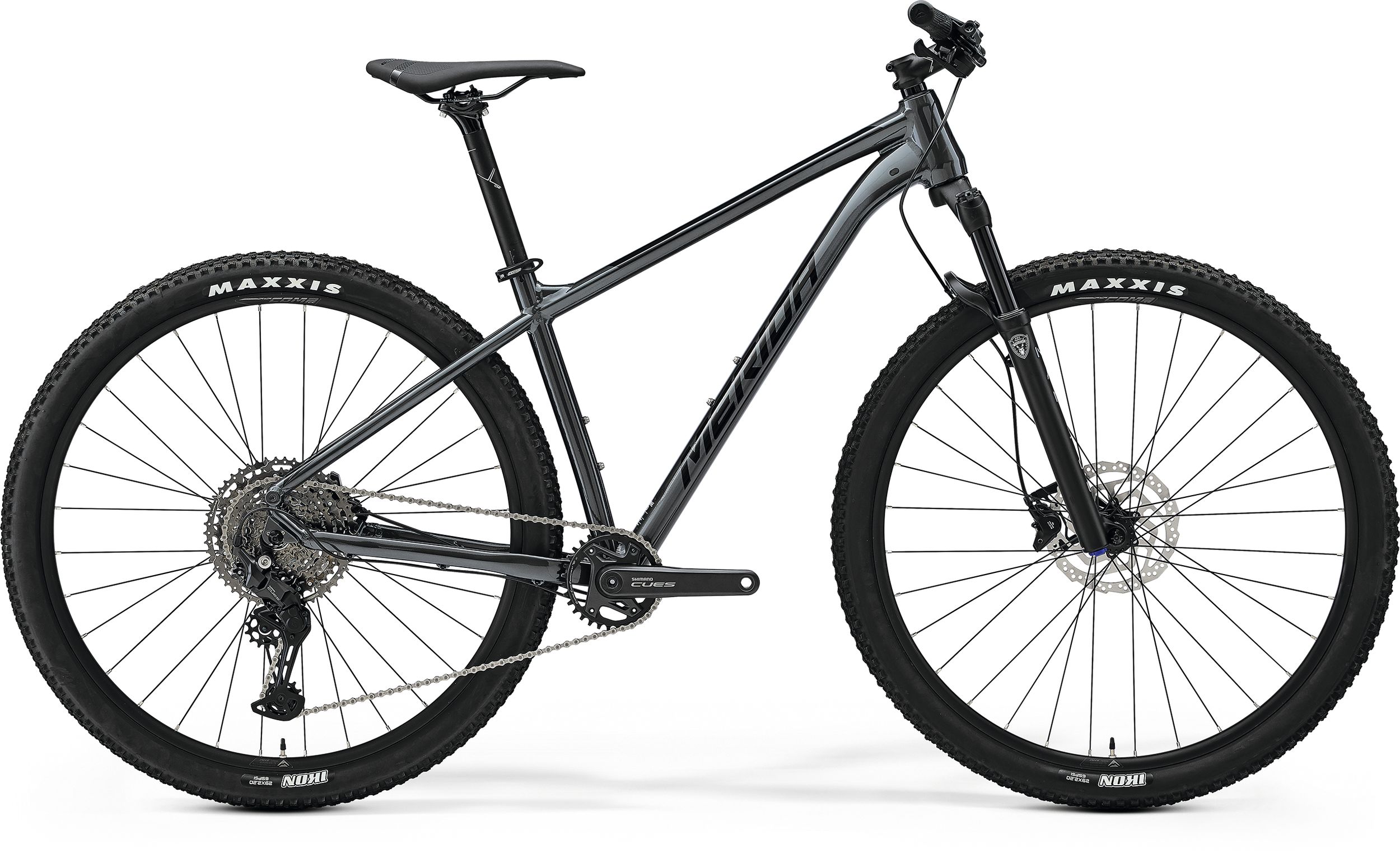 Merida Bicycle BIG.NINE 400 IV1 2025-L-METALLIC BLACK(GREY) - Image 1