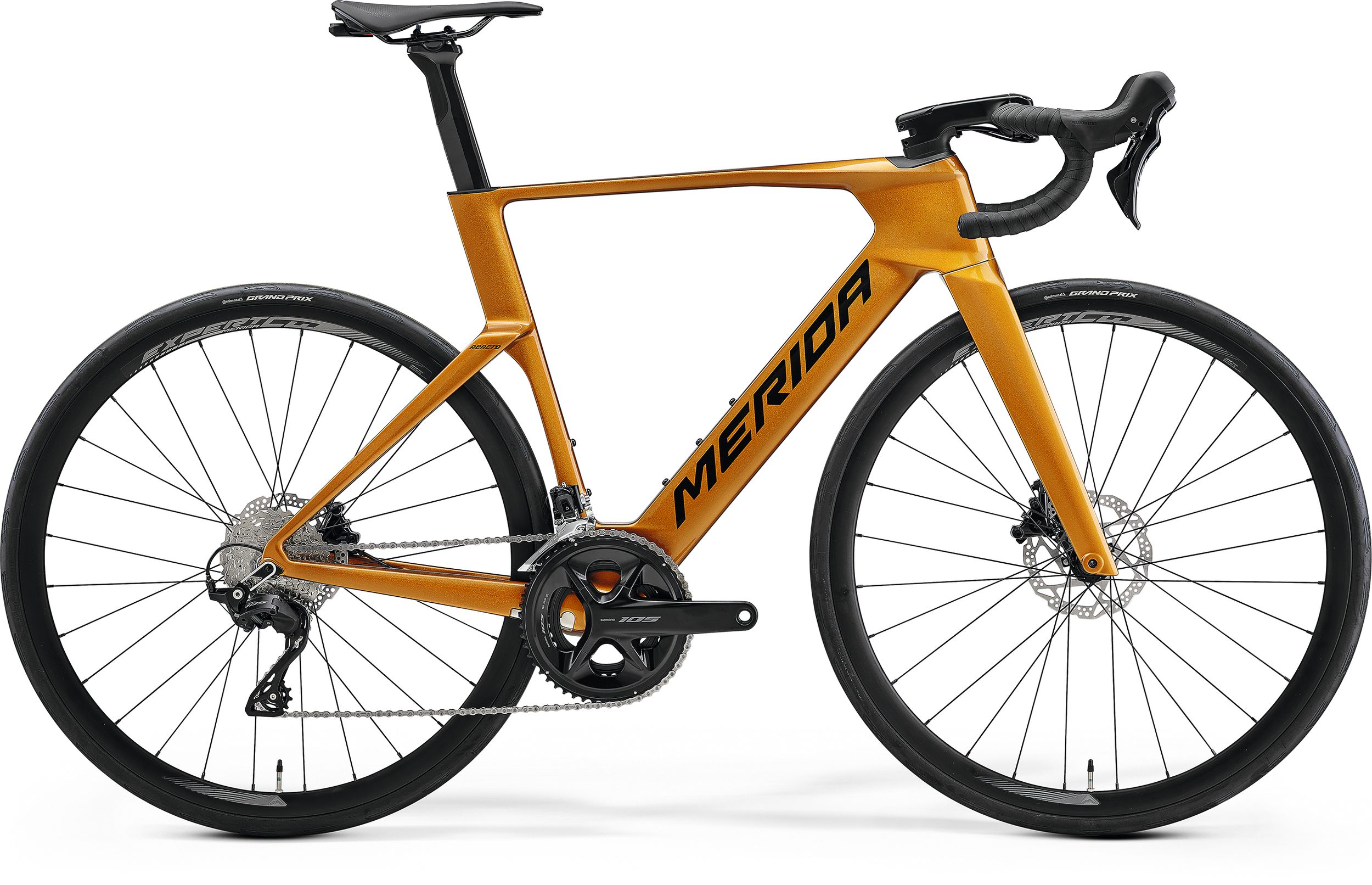 Merida Bicycle Reacto 4000 MY27-XXS-MINERAL GOLD(BLACK) - Image 1