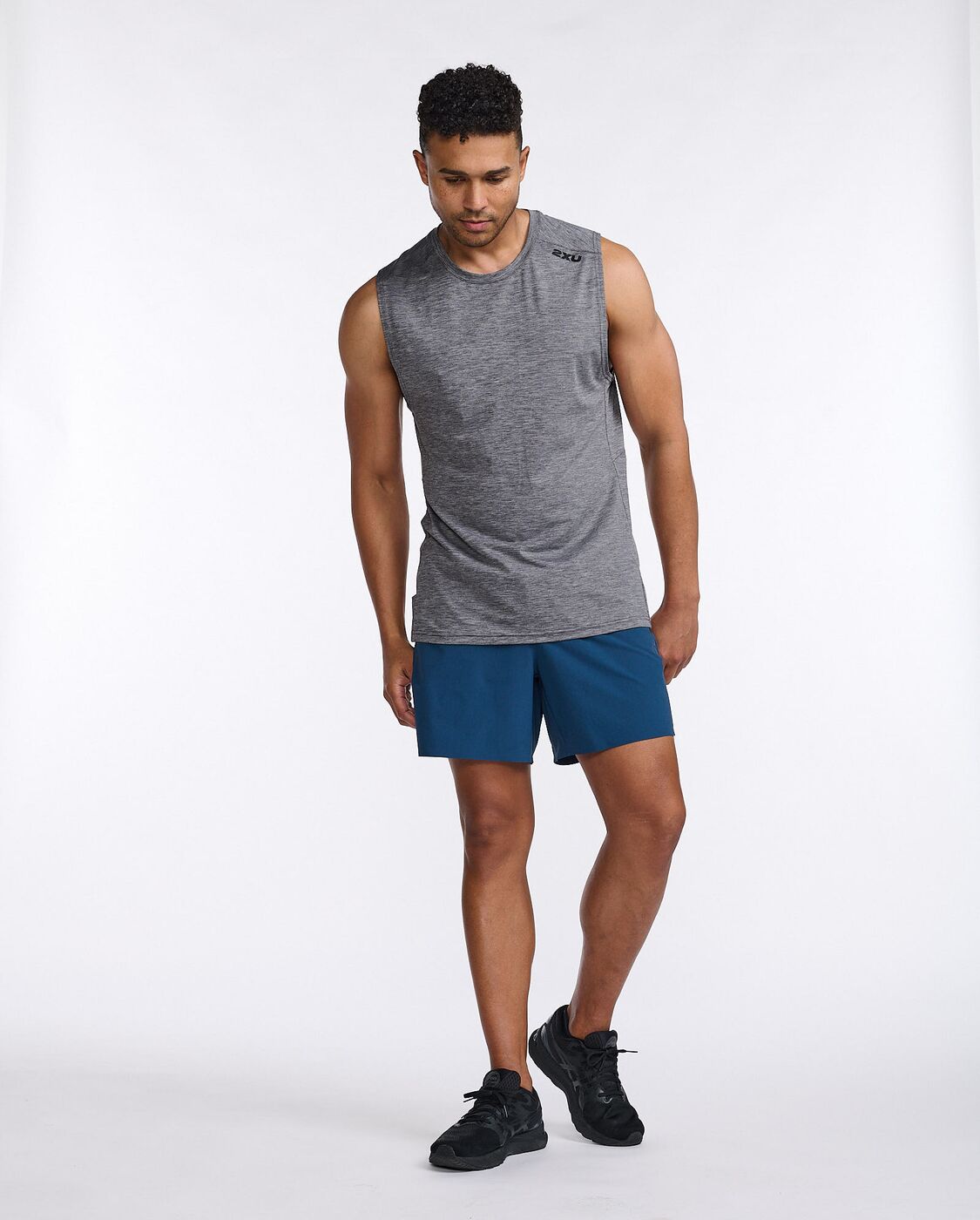 Mr7187A Motion Tank-Harbor Mist/Black-Xl - Image 3