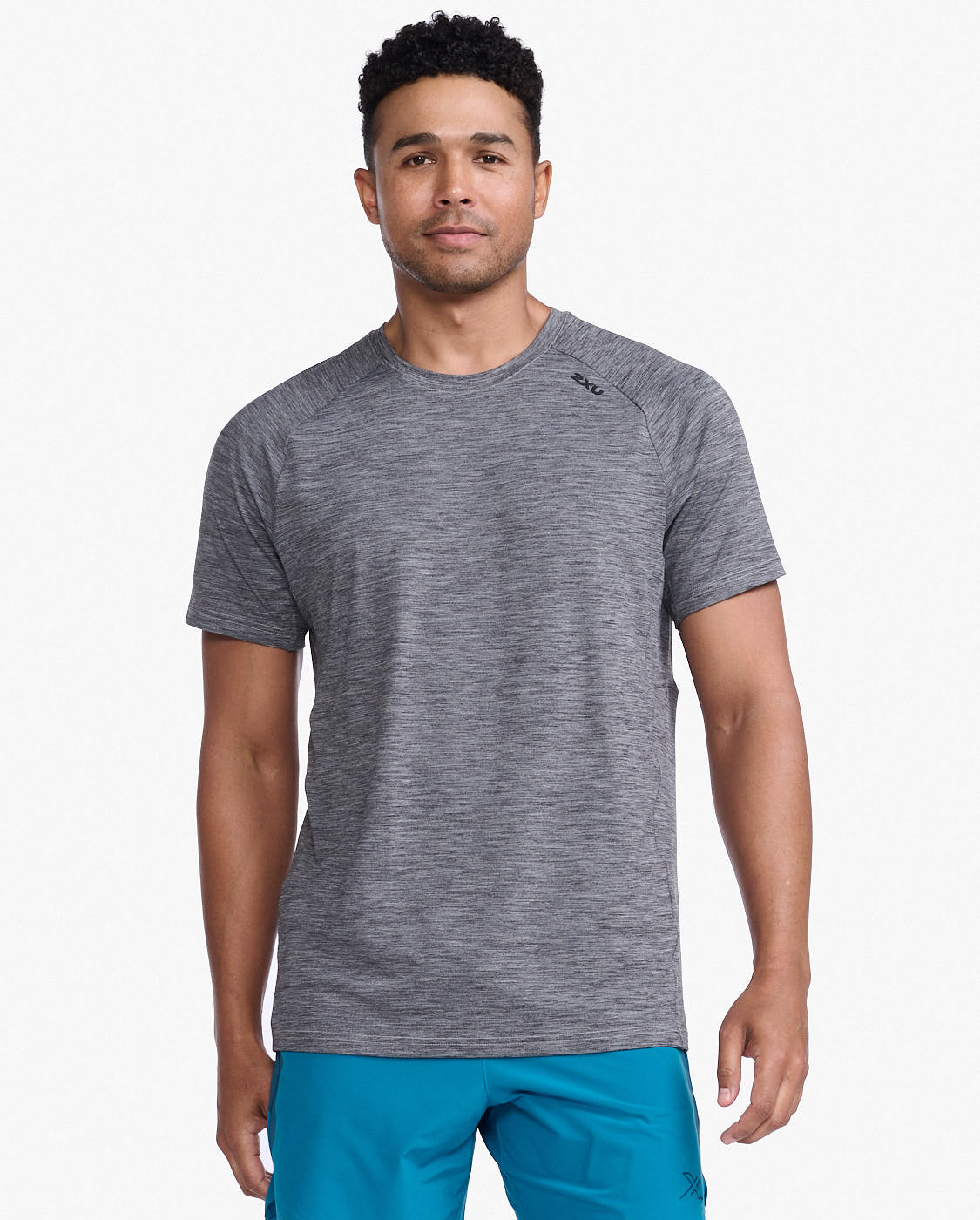Mr7158A Motion Tee-Harbor Mist/Black-Xs - Image 1