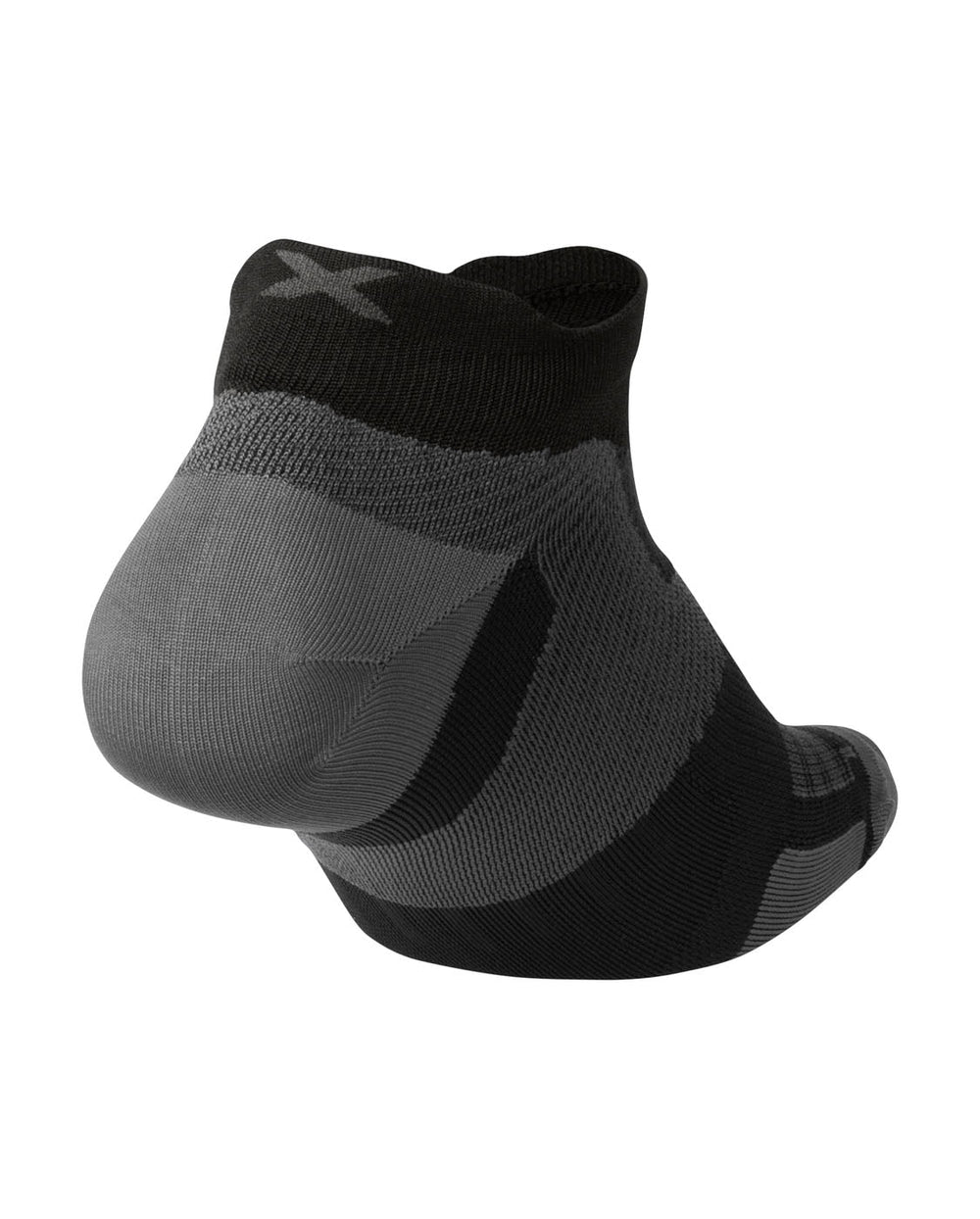 Ua7027e Vectr Ultralight No Show Socks AW22-S-Black/Titanium - Image 2