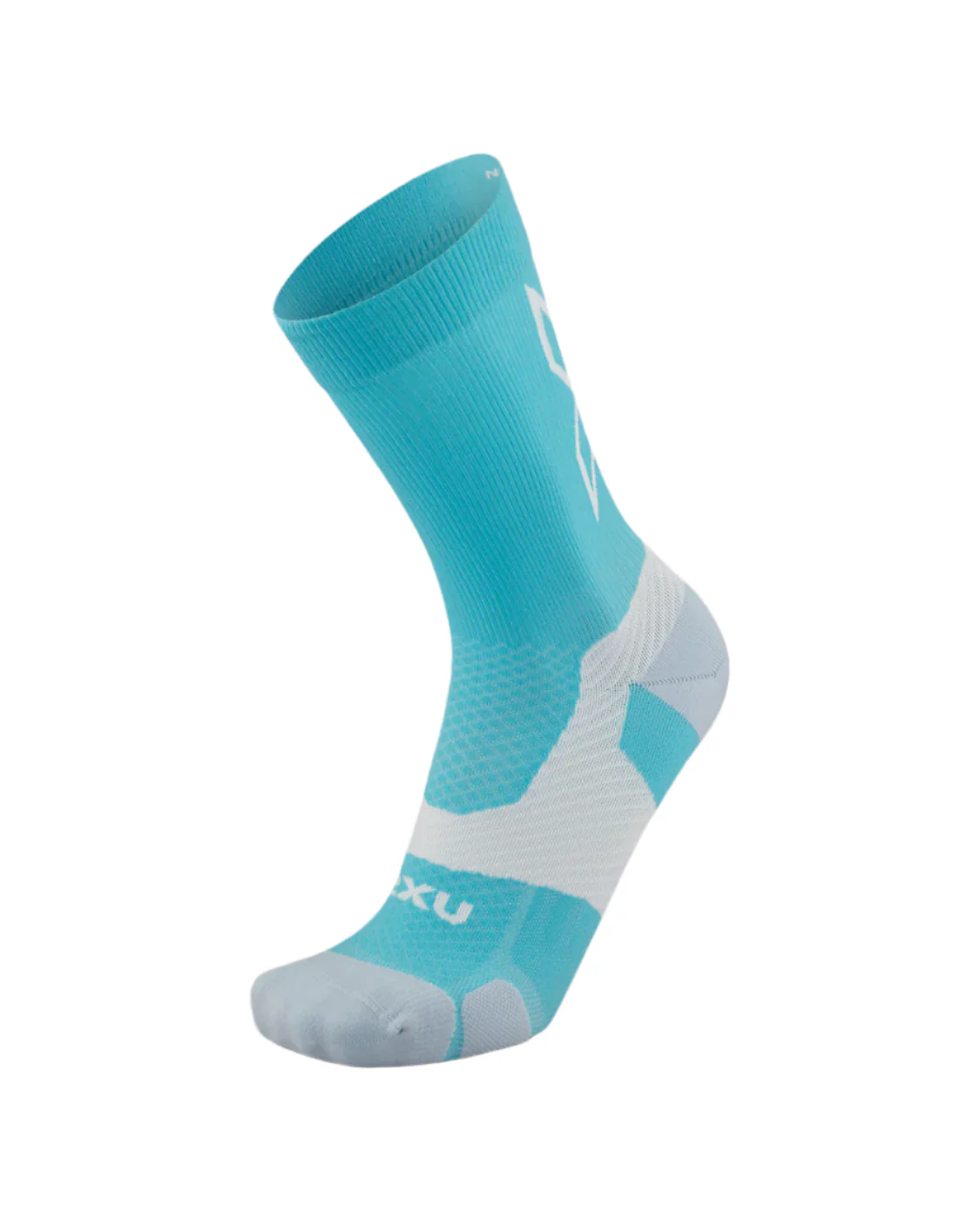 UA7005e Vectr Light Cushion Crew Socks-Moonstone/Black-XL - Image 1