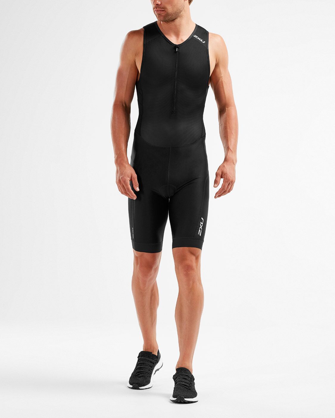 MT5526d Perform Front Zip Trisuit BLK/BLK S - Image 3