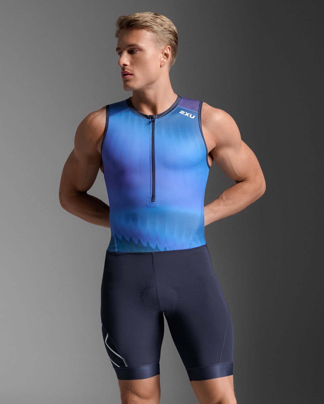 2Xu Mt7398D Core Trisuit-Azure Blue/Midnight-Xl - Image 2
