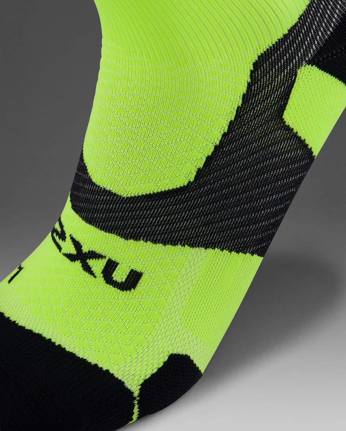 UA7005e Vectr Light Cushion Crew Socks-Volt/Black X-S - Image 3