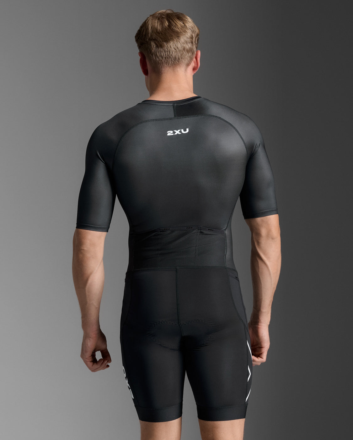 2Xu Mt7397D Core Sleeved Trisuit-Black/White-Xl - Image 3