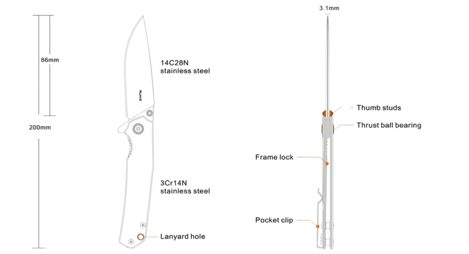 Ruike P801-Sb Black - Image 3