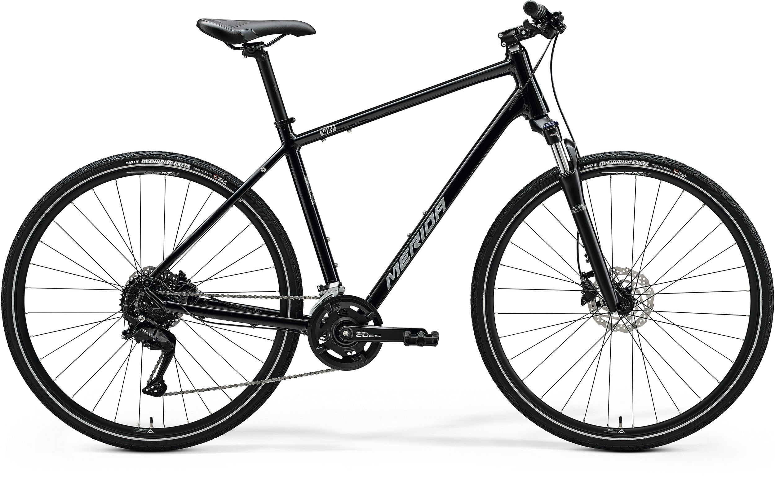 Merida Bicycle Crossway 100 Iii2 2025-Xs-Glossy Black(Silver) - Image 1