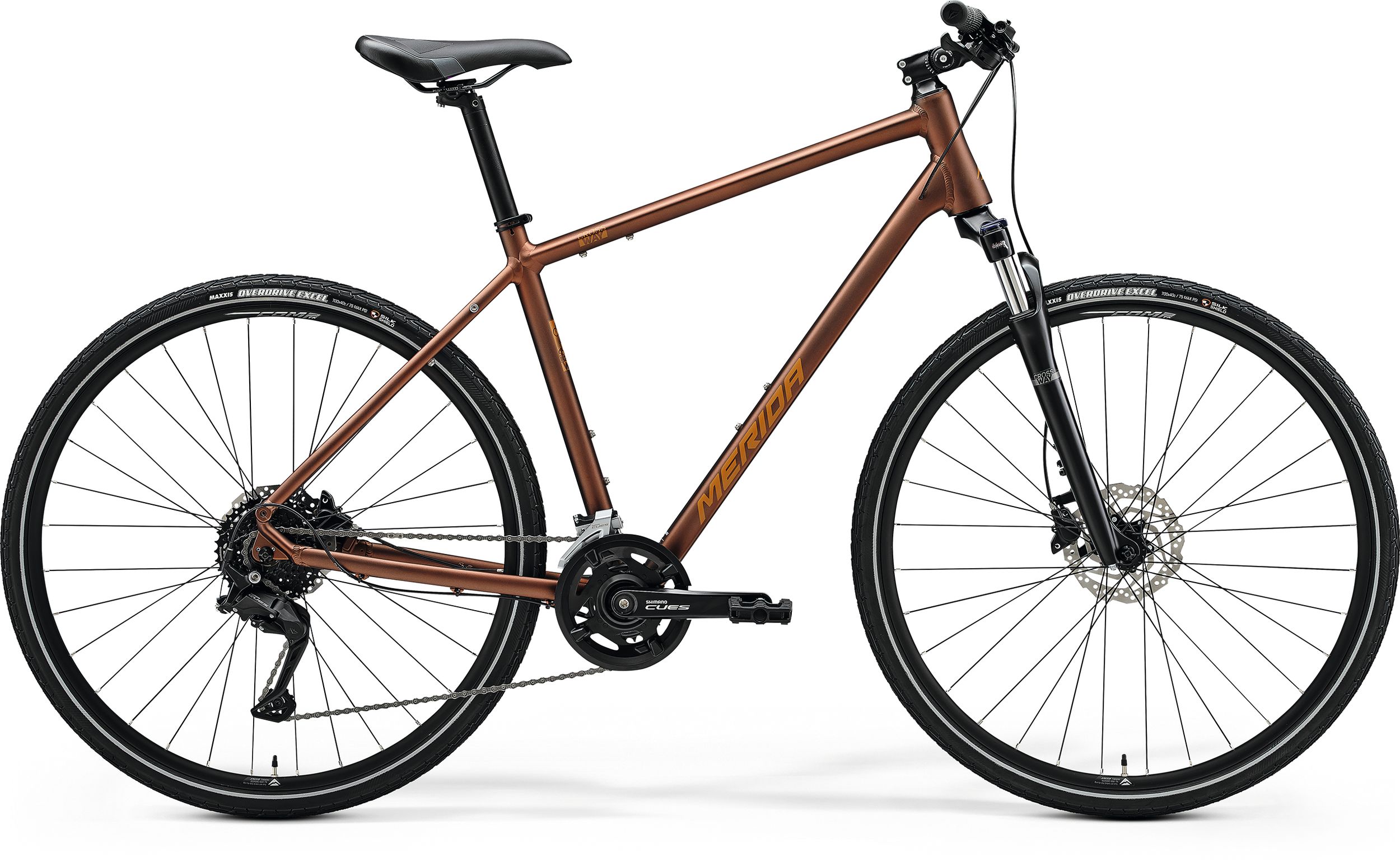 Merida Bicycle Crossway 100 Iii2 2025-Xl-Matt Bronze(Silver-Brown) - Image 1