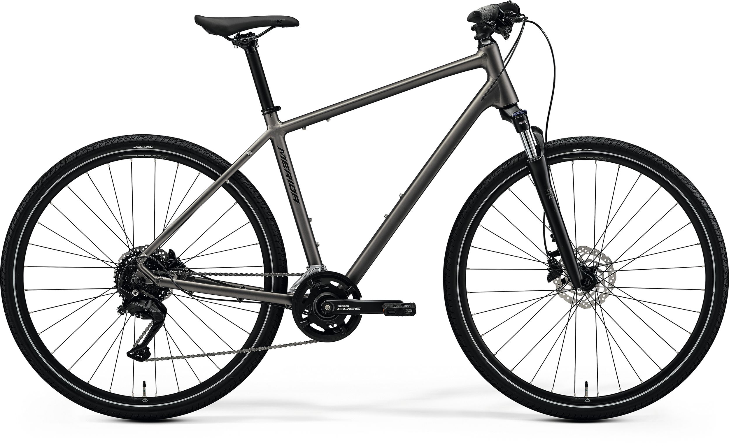 MERIDA BICYCLE CROSSWAY 100 MY26-XXS-SILK WARM SLATE GREY(BLACK) - Image 1