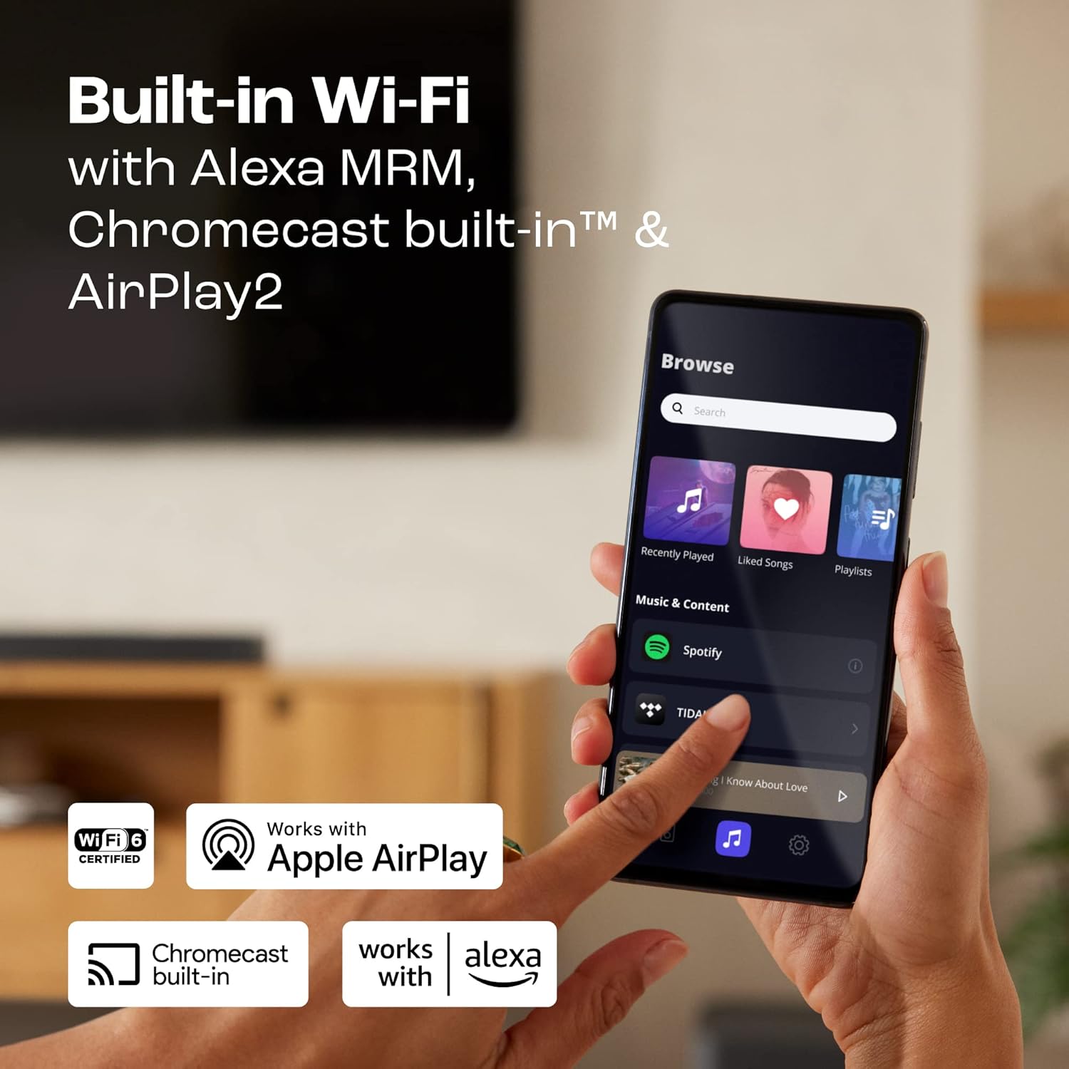 JBL Bar 1000 Pro, 11.1 (7.1.4) Channel Truly Wireless Soundbar with True Dolby Atmos®, DTS:X, and MultiBeam™ Surround Sound, 10” Down-Firing Wireless Subwoofer, HDMI eARC, BT,WiFi,Alexa, One App(880W) - Image 5