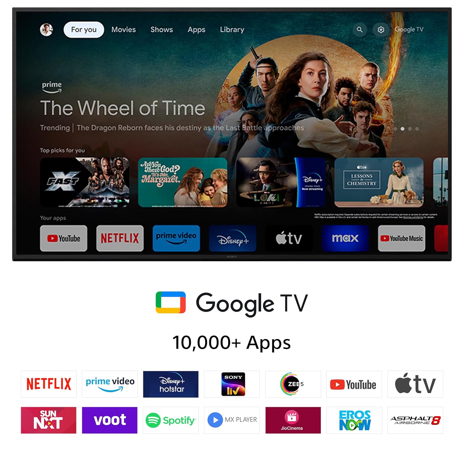 Sony BRAVIA 3 Series 215 cm (85 inches) 4K Utra HD AI Smart LED Google TV K-85S30 (Black) - Image 4