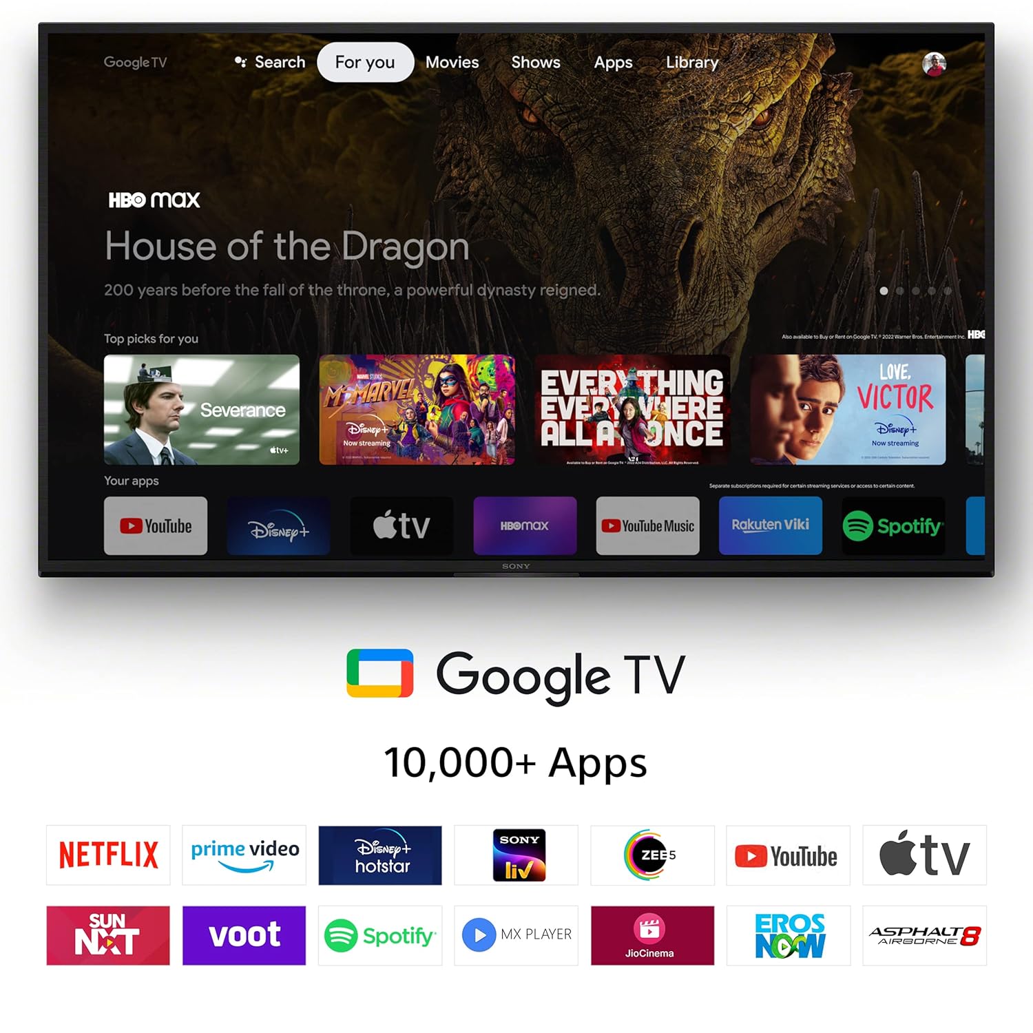 Sony Bravia 126 cm (50 inches) 4K Ultra HD Smart LED Google TV KD-50X75L (Black) - Image 3
