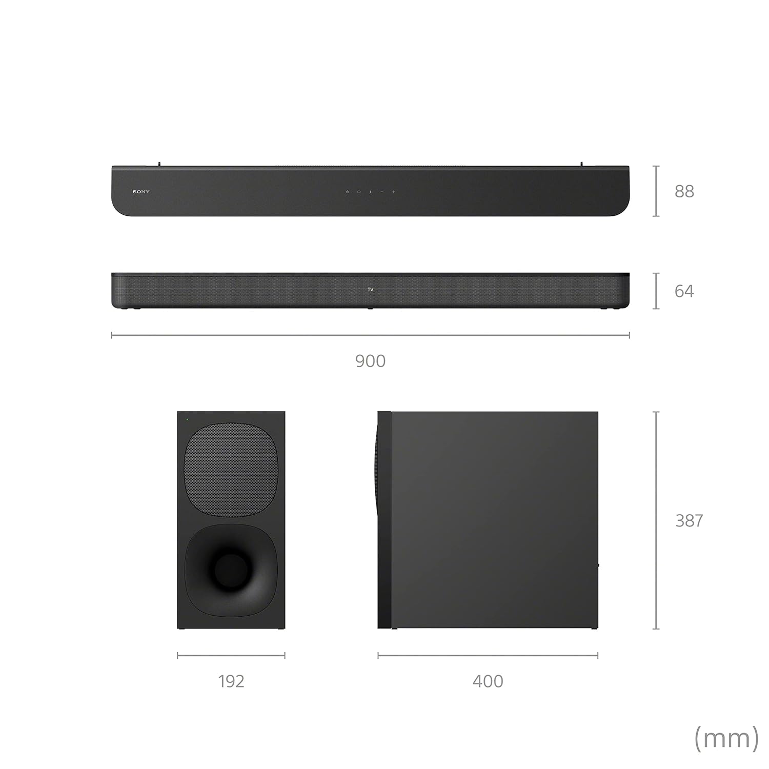 Sony HT-S400 2.1ch soundbar with Powerful Wireless subwoofer, S-Force PRO Front Surround Sound and Dolby Digital (330W, Wireless Connectivity, Bluetooth) - Image 8