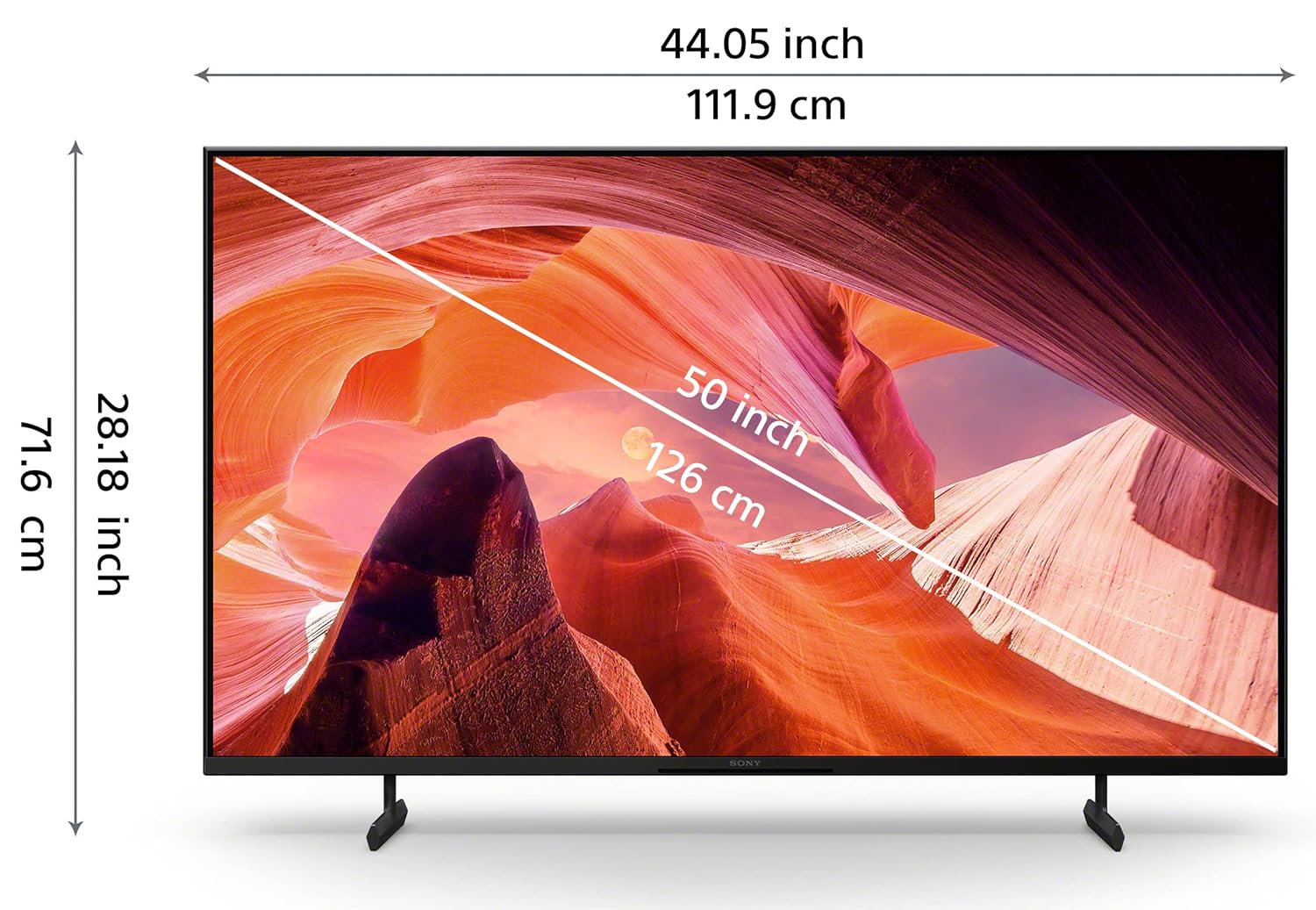 Sony Bravia 126 cm (50 inches) 4K Ultra HD Smart LED Google TV KD-50X80L (Black) - Image 5