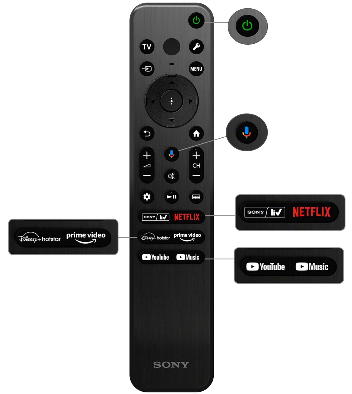 Sony Bravia 126 cm (50 inches) 4K Ultra HD Smart LED Google TV KD-50X80L (Black) - Image 4