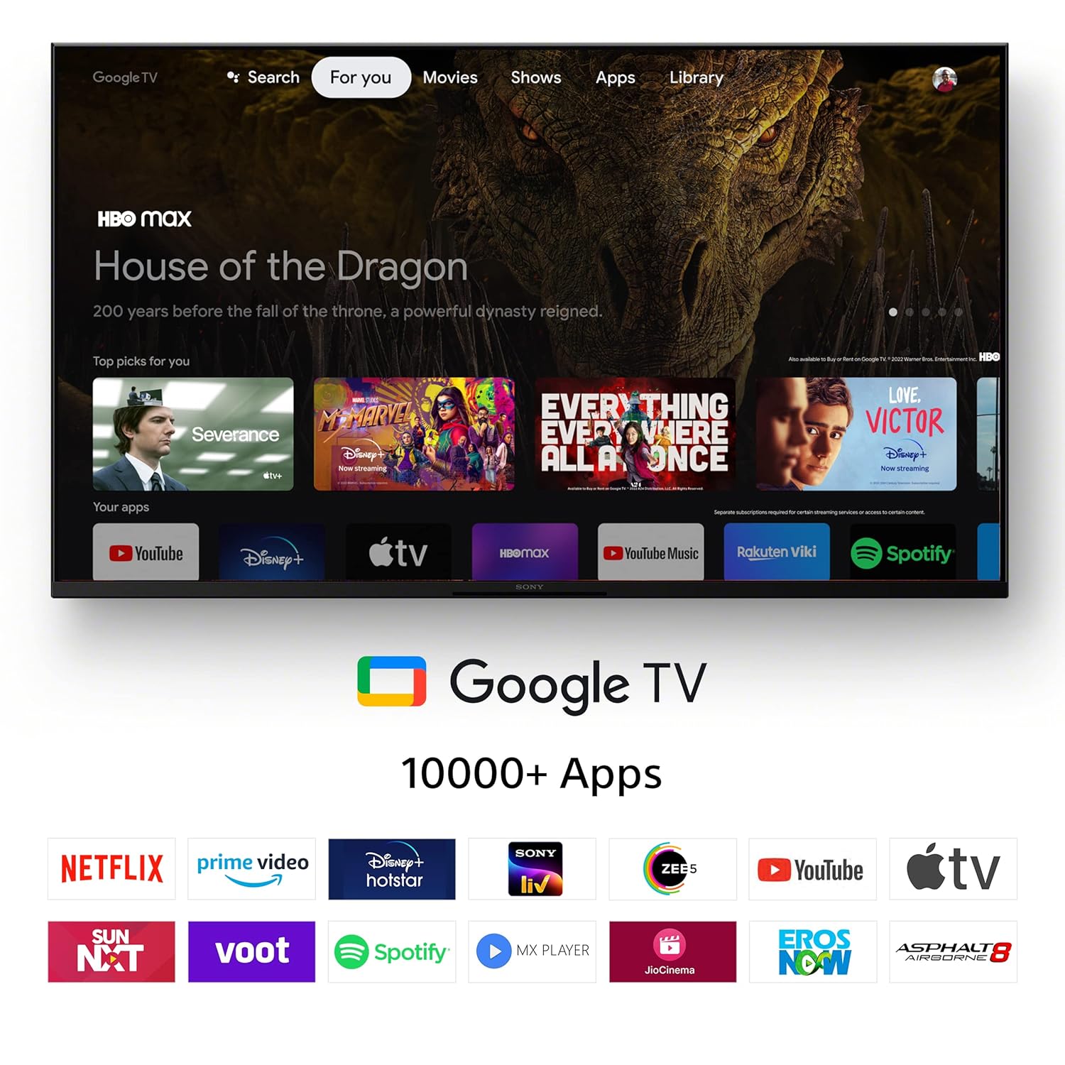 Sony Bravia 126 cm (50 inches) 4K Ultra HD Smart LED Google TV KD-50X80L (Black) - Image 3