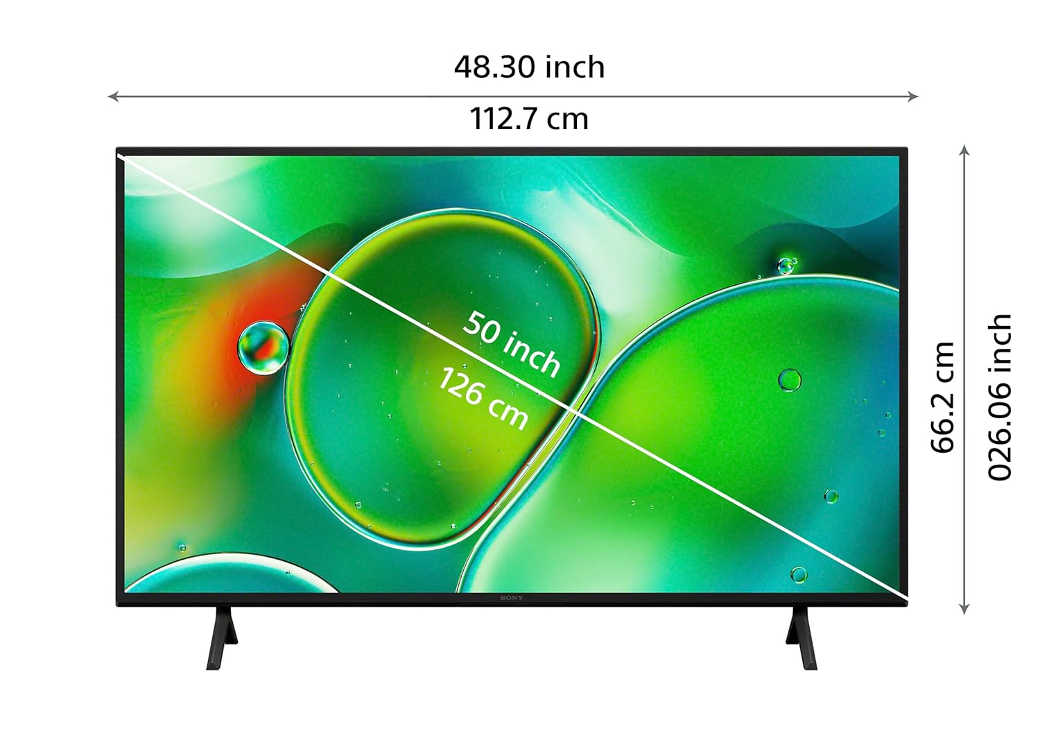 Sony BRAVIA 2 Series 126 cm (50 inches) 4K Ultra HD Smart LED Google TV K-50S25 (Black) - Image 3