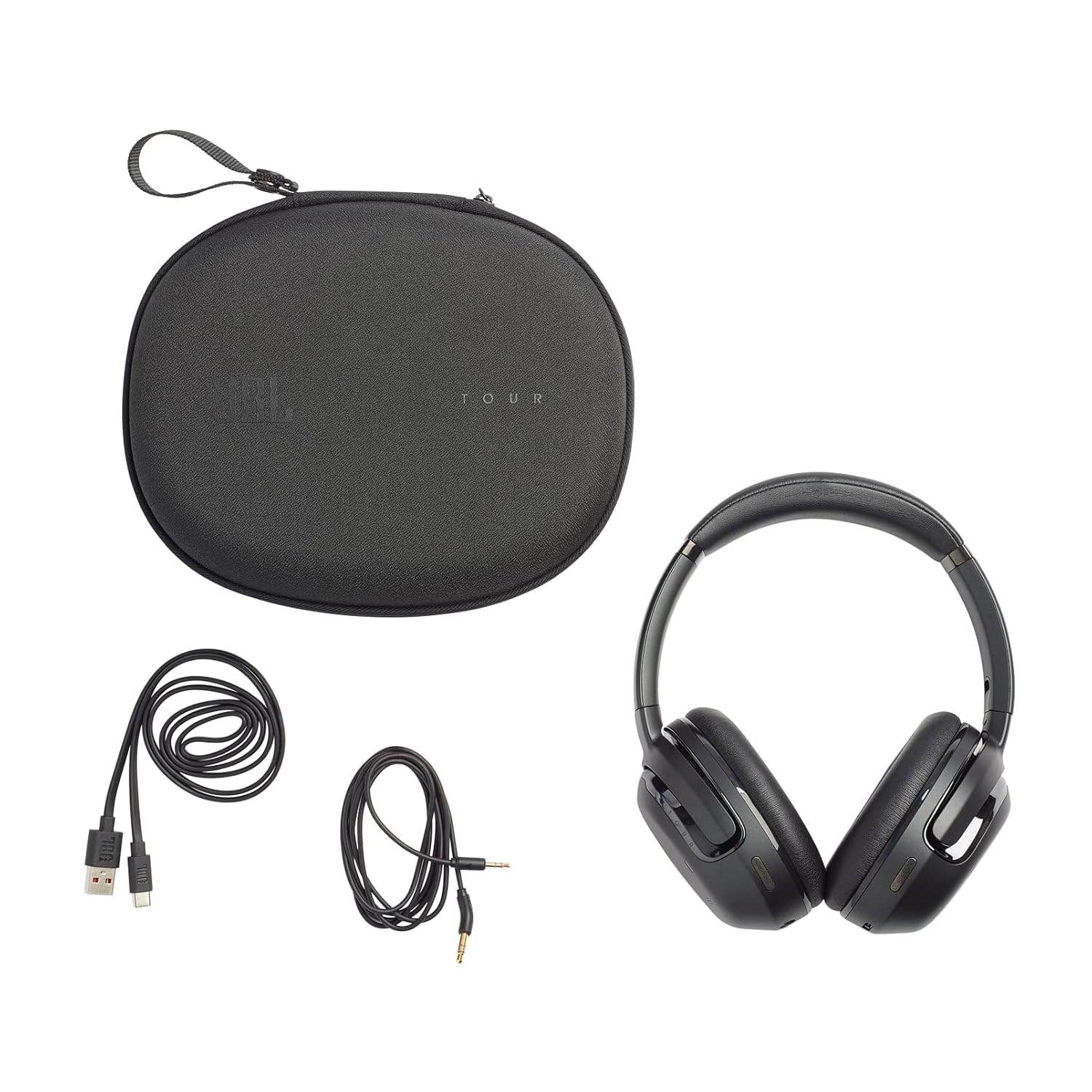 JBL Tour One M2 Adaptive Noise Cancelling Over-Ear Headphones, Spatial Sound, Smart Ambient, 50Hrs Playtime, BT 5.3 Le, Quick Charge, Multi Point Conectivity, Built-in Alexa, 2 Years Warranty (Black) - Image 6