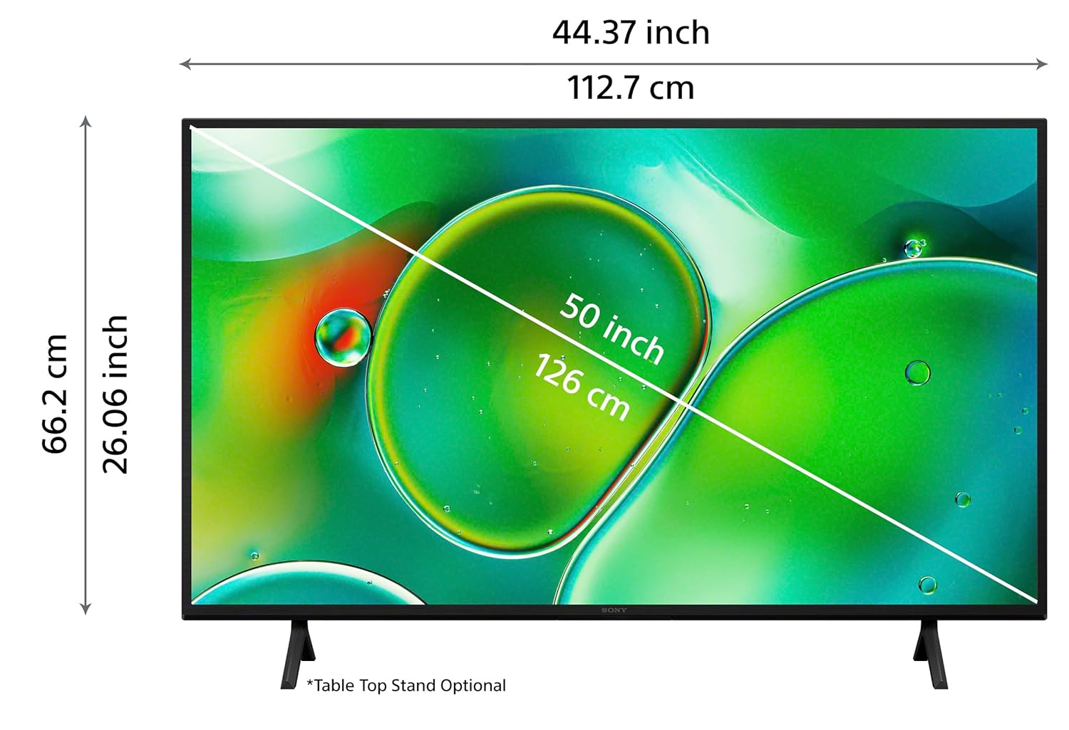 BRAVIA 2 Series 126 cm (50 inches) 4K Ultra HD Smart LED Google TV K-50S20 (Black) - Image 4