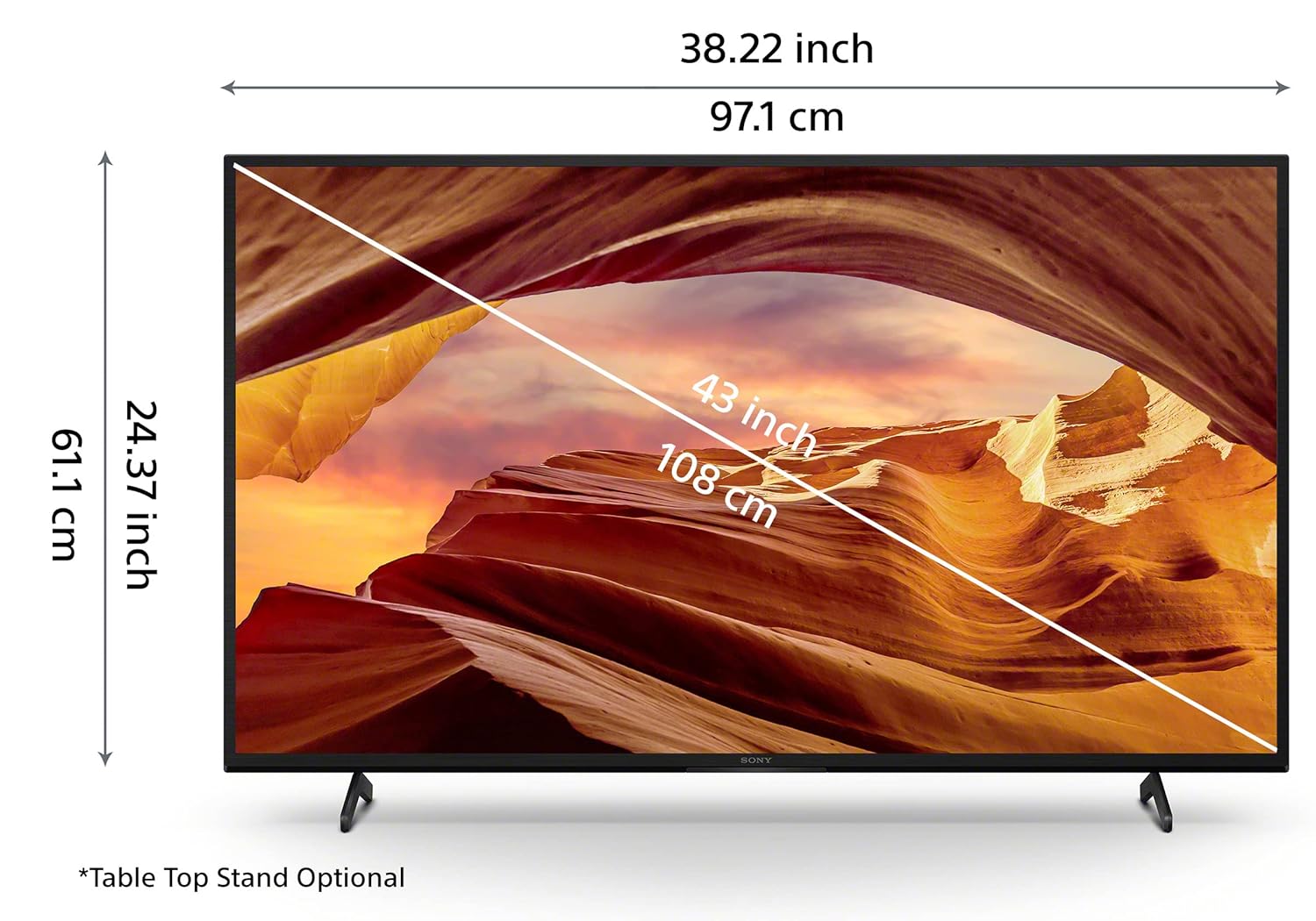 Sony Bravia 126 cm (50 inches) 4K Ultra HD Smart LED Google TV WO_KD-50X70L (Black) - Image 4