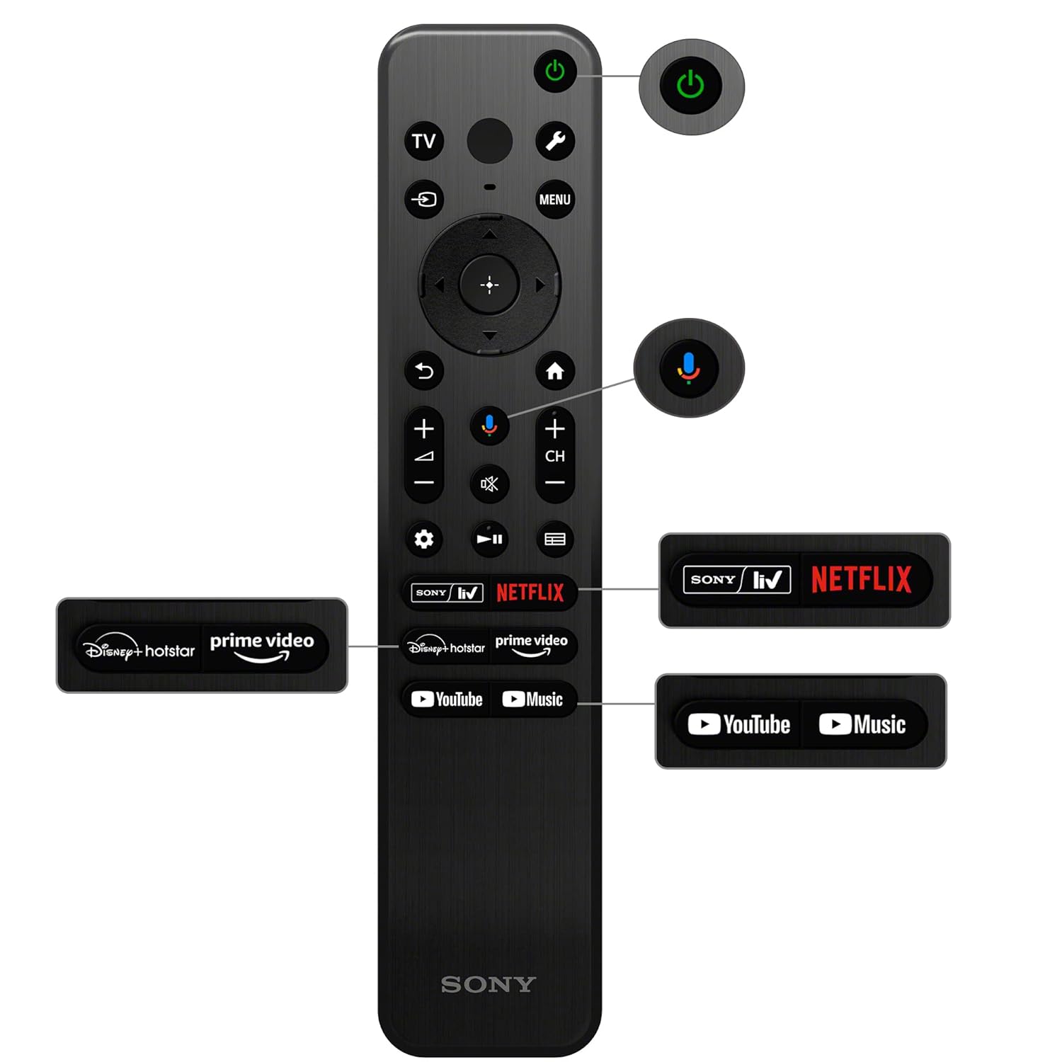 Sony Bravia 189 cm (75 inches) XR Series 4K Ultra HD Smart Full Array LED Google TV XR-75X90L (Black) - Image 4