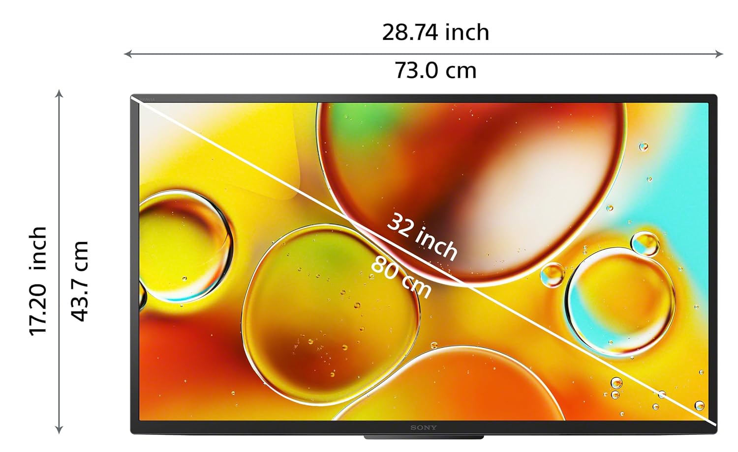 Sony BRAVIA 80 cm (32 inches) HD Ready Smart LED Google TV KD-32W835 (Black) - Image 3