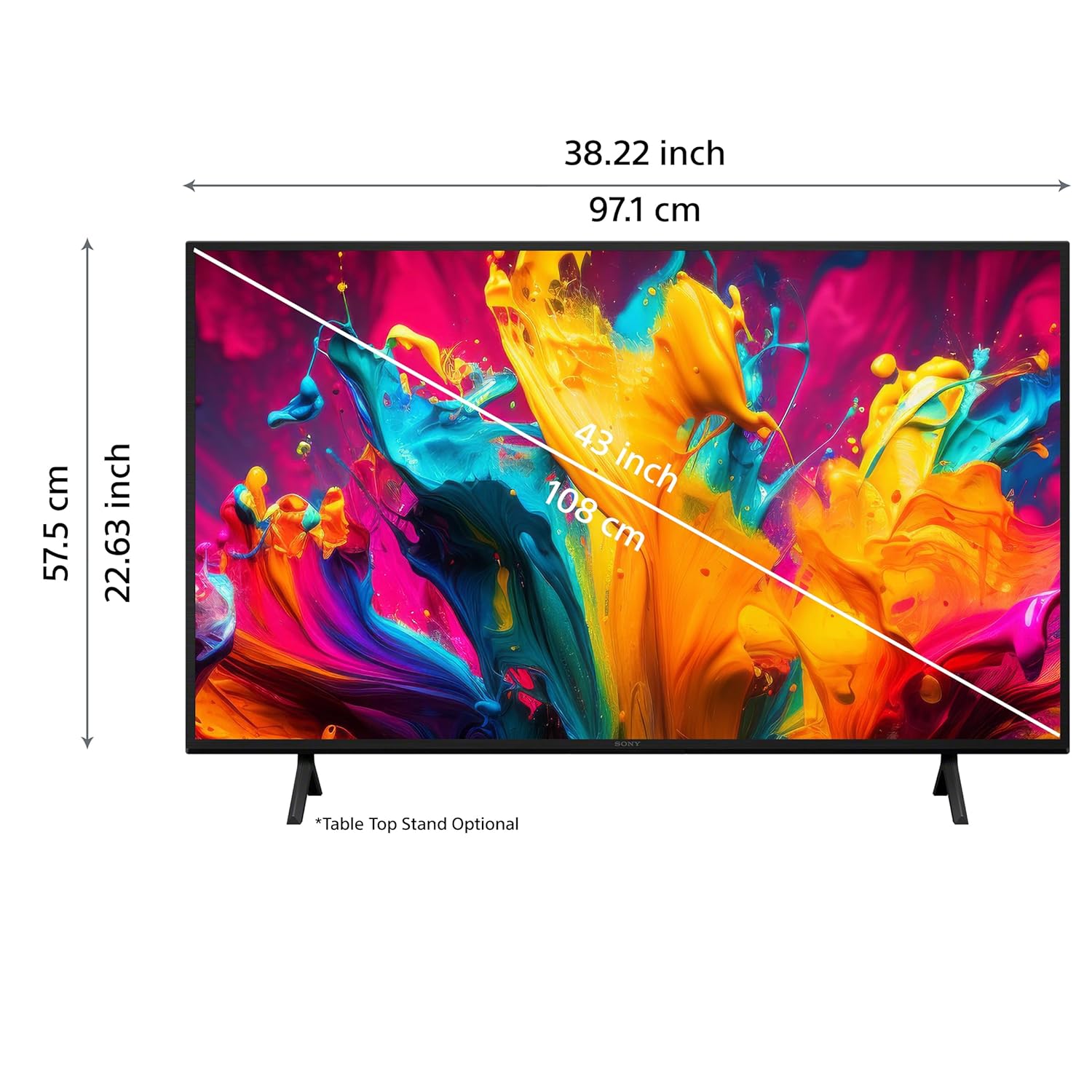 Sony BRAVIA 2 Series 108 cm (43 inches) 4K Ultra HD Smart LED Google TV K-43S20B (Black) - Image 4
