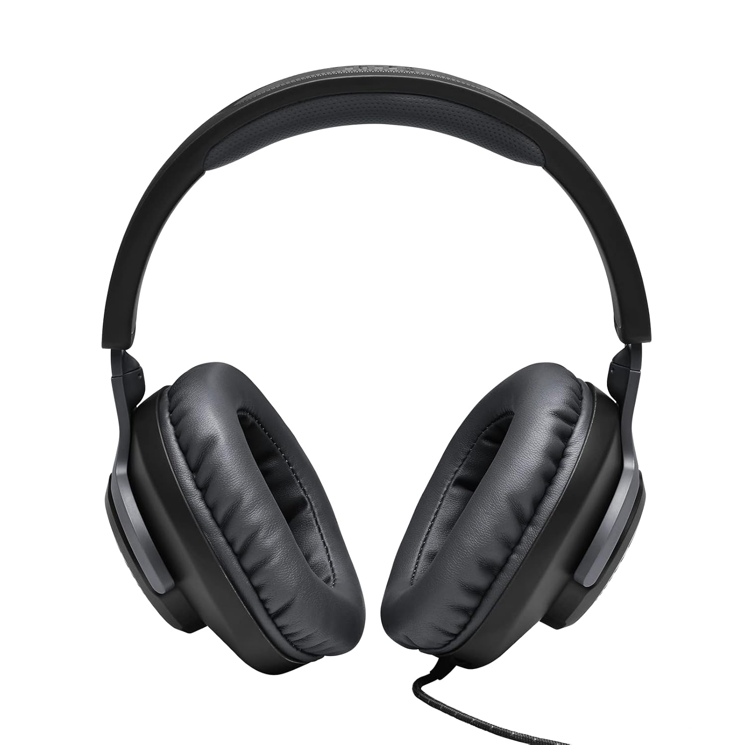 JBL Quantum 100 Wired Over Ear Gaming Headphones with Mic, 40mm Realistic Dynamic Drivers, Detachable Boom Mic, 1kHz Sensitivity, Memory Foam Cushioning, PC/Mobile/PS/Xbox/Nintendo/VR Compatible-Black - Image 2