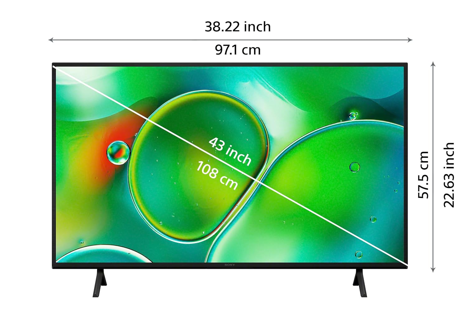 Sony BRAVIA 2 Series 108 cm (43 inches) 4K Ultra HD Smart LED Google TV K-43S25 (Black) - Image 3