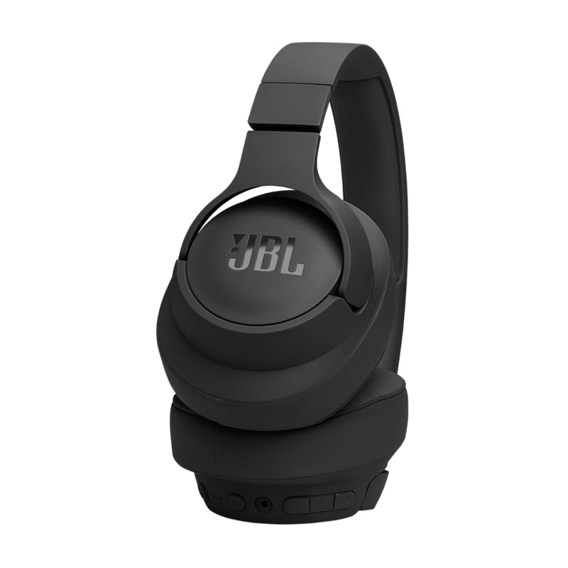 JBL Tune 770NC Wireless Over Ear ANC Headphones with Mic, Upto 70 Hrs Battery, Speed Charge : 5 min Charge Gives up to 3H of Playback, Google Fast Pair, Dual Pairing, BT 5.3 (Black) - Image 3