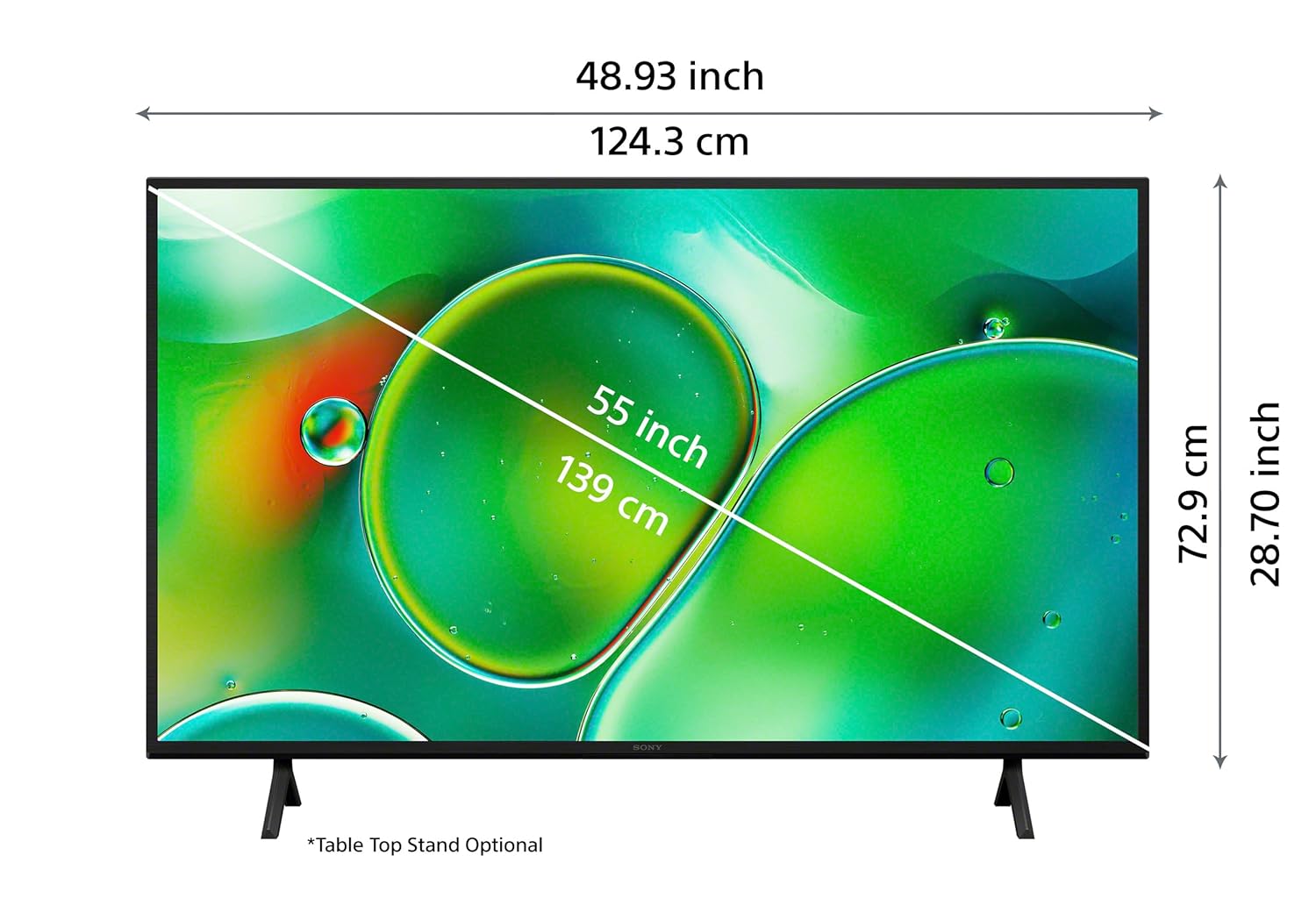 Sony 139 cm (55 inches) BRAVIA 2 4K Ultra HD Smart LED Google TV K-55S25 (Black) - Image 3