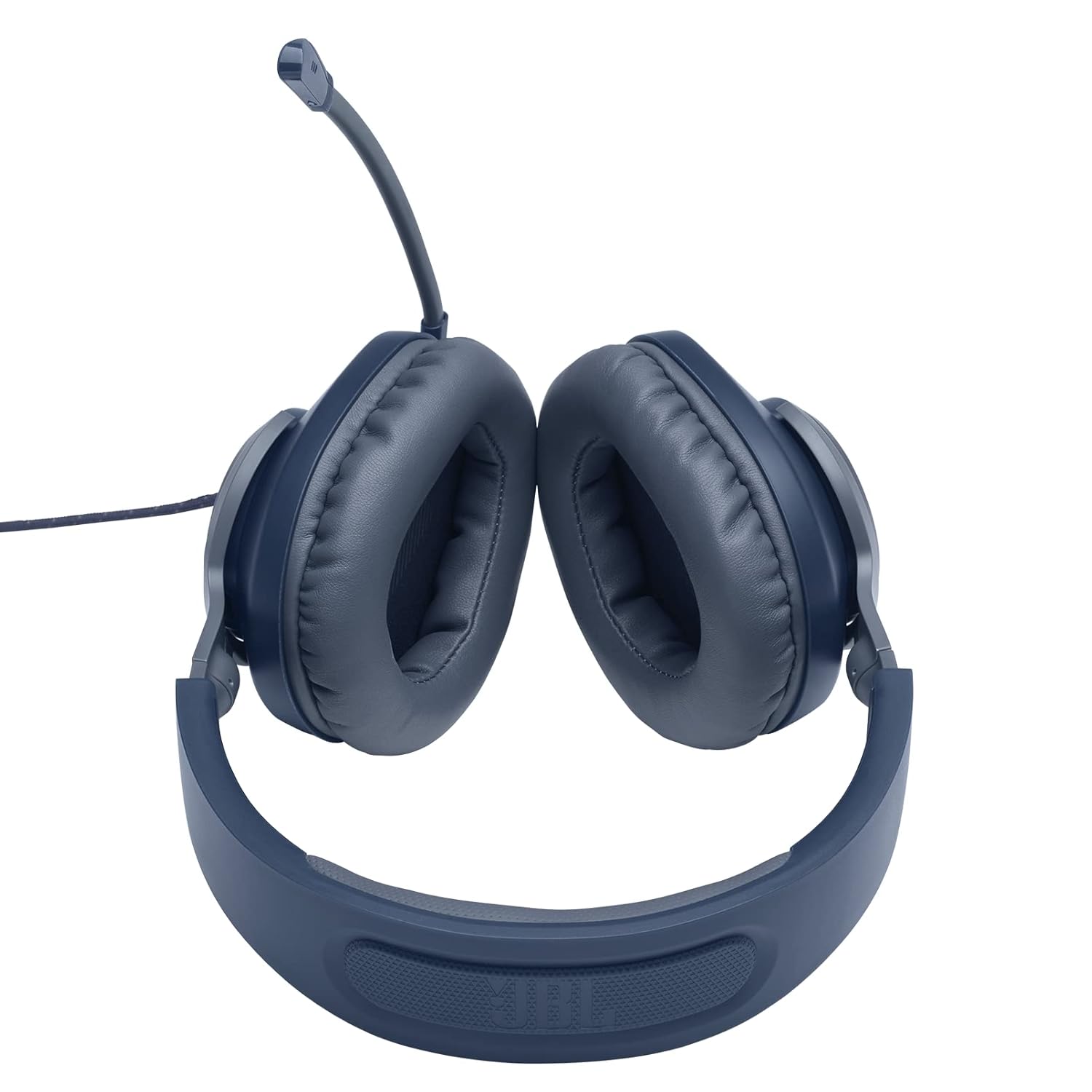 JBL Quantum 100 Wired Over Ear Gaming Headphones with Mic, 40mm Realistic Dynamic Drivers, Detachable Boom Mic, 1kHz Sensitivity, Memory Foam Cushioning, PC/Mobile/PS/Xbox/Nintendo/VR Compatible-Blue - Image 4