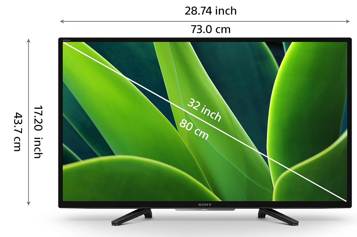 Sony Bravia 80 cm (32 inches) HD Ready Smart LED Google TV KD-32W830K (Black) (2022 Model) | with Alexa Compatibility - Image 5