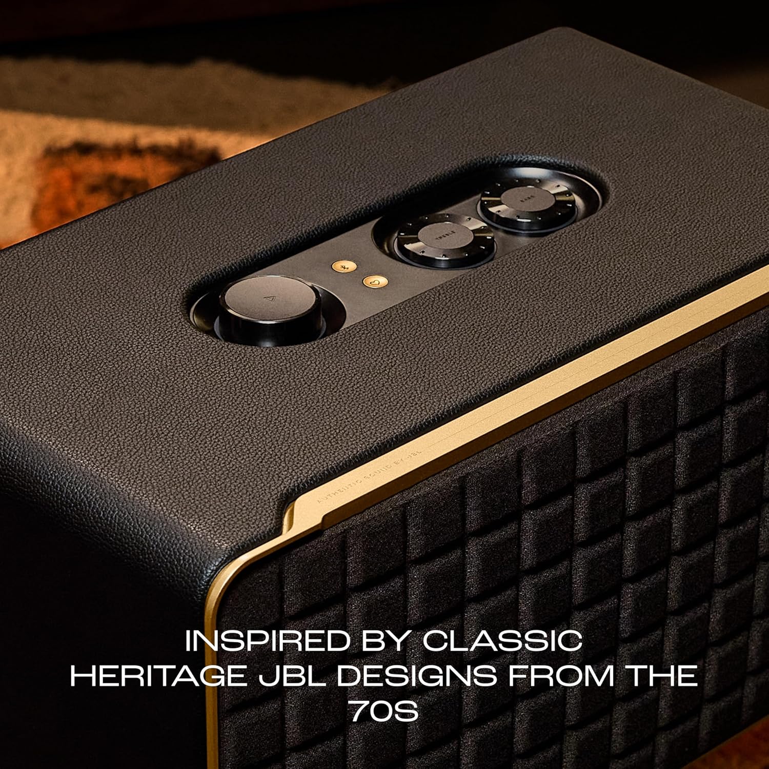 JBL Authentics 500, Dolby Atmos Smart Home Speaker Built-in WiFi and Music Streaming, Voice Assist and Bluetooth Connectivity, Automatic Calibration, Compatible with Google Home & Alexa, Retro Design - Image 5