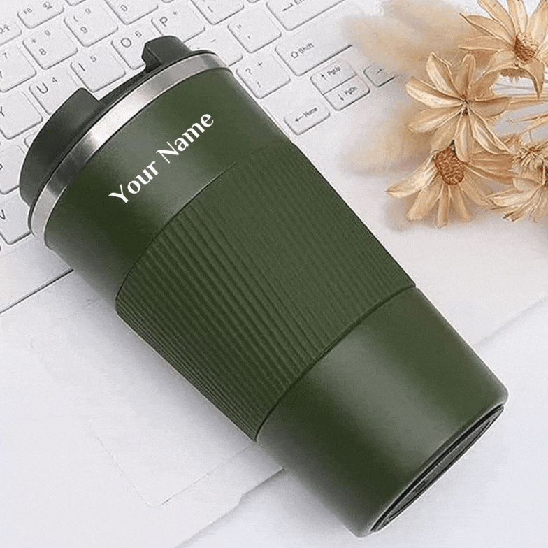 Nuevo Emporium Personalized Gift Combo (Black & White) | Coffee Tumbler Set for Him & Her - Image 7