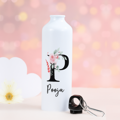 Personalised Aluminium Water Bottle 750 ml | Custom Engraved Name | Premium Travel Drinkware Gift Personalised Aluminium Water Bottle 750 ml | Custom Engraved Name | Premium Travel Drinkware Gift - Image 2