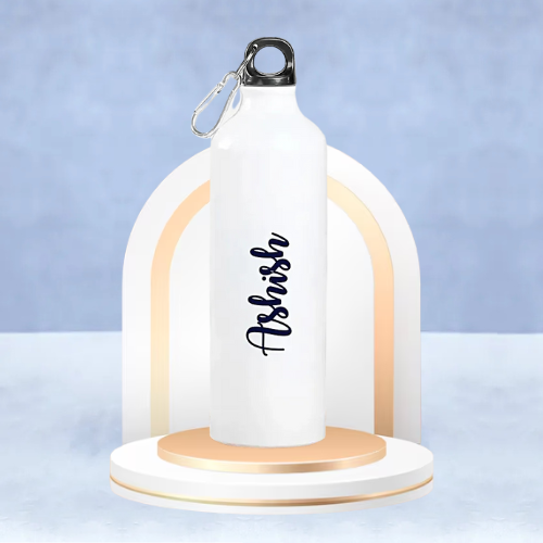 Personalised Name Aluminium Bottle for Him 650ml (Customised with Name) | Nuevo Emporium Personalised Name Aluminium Bottle for Him 650ml (Customised with Name) | Nuevo Emporium - Image 1