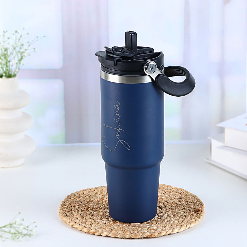 On-the-Go Personalised Stainless Steel Hydration Tumbler 900 ml, Vacuum Insulated On-the-Go Personalised Stainless Steel Hydration Tumbler 900 ml, Vacuum Insulated - Image 3