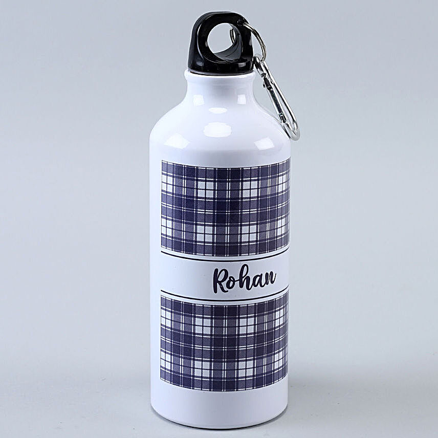 Set of 2 White Personalised Aluminium Water Bottles 650 ml Each | Custom Name Printing Set of 2 White Personalised Aluminium Water Bottles 650 ml Each | Custom Name Printing - Image 7