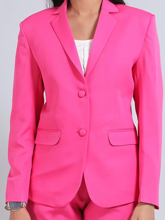 Women's Polyester Cotton Blaze- Dark Pink Women's Polyester Cotton Blaze- Dark Pink - Image 4