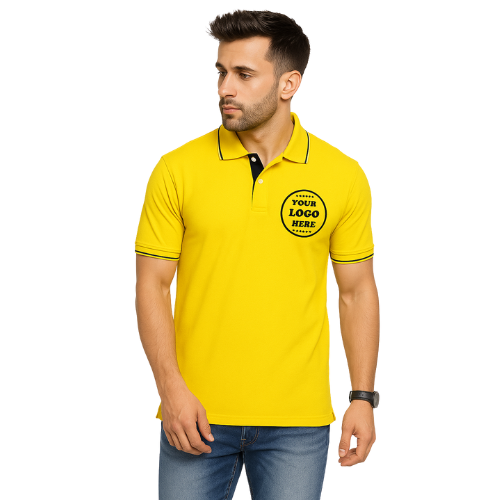 Yellow with Black Tipping