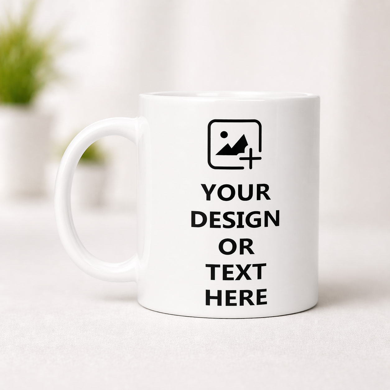 Customized 350 ML White Coffee Mug - Personalized Printed Ceramic Mug for Gifting - Customizable Design, Ideal for Birthdays, Anniversaries, and Special Occasions - Image 1