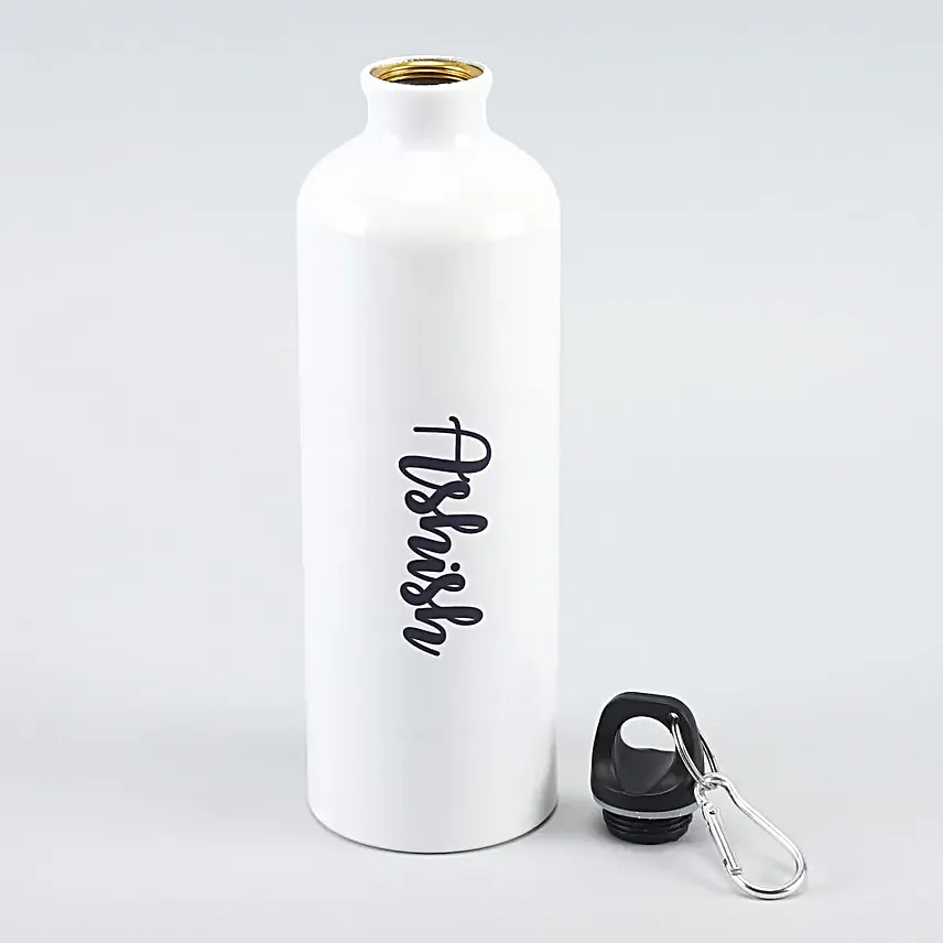 Personalised Aluminium Water Bottle 650 ml | Custom Engraved Name | Premium Travel Drinkware Gift Personalised Aluminium Water Bottle 650 ml | Custom Engraved Name | Premium Travel Drinkware Gift - Image 2