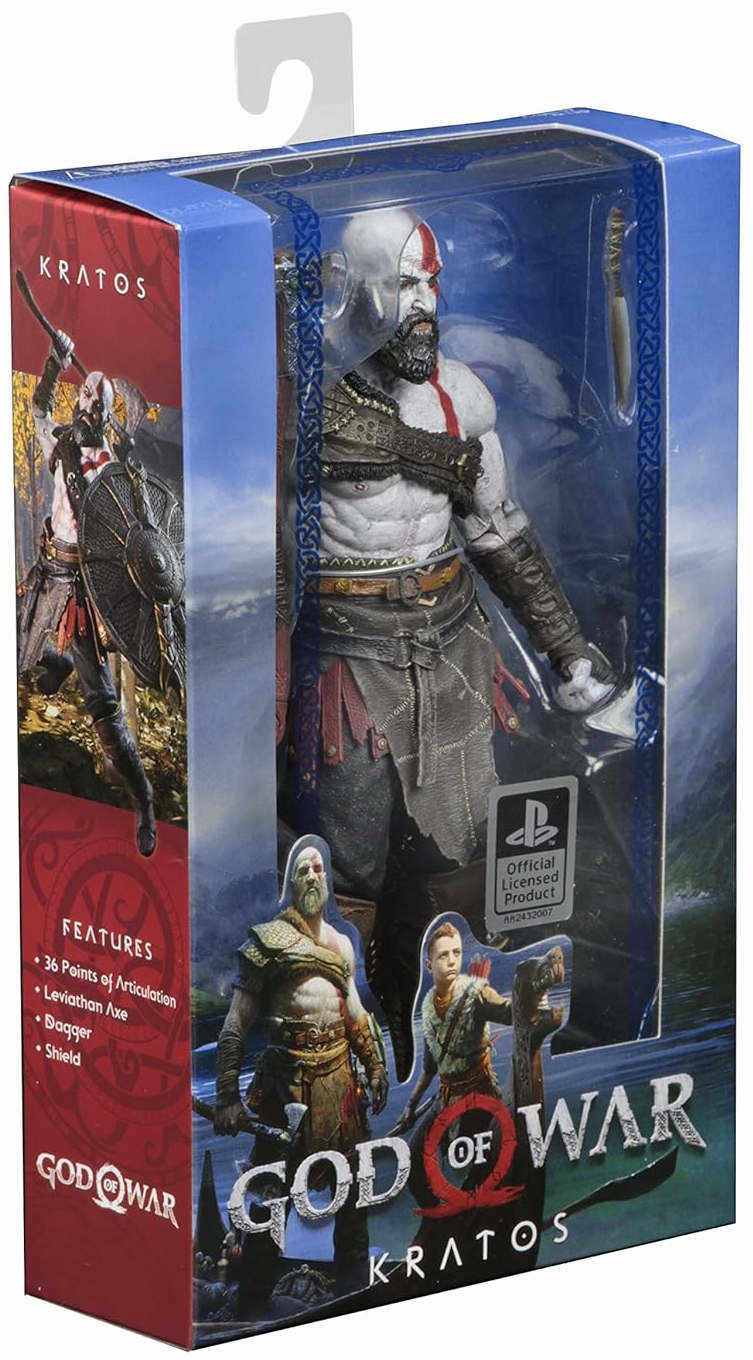 NECA God of War Kratos Action Figure the Leviathan Axe Dagger Shield - Image 7